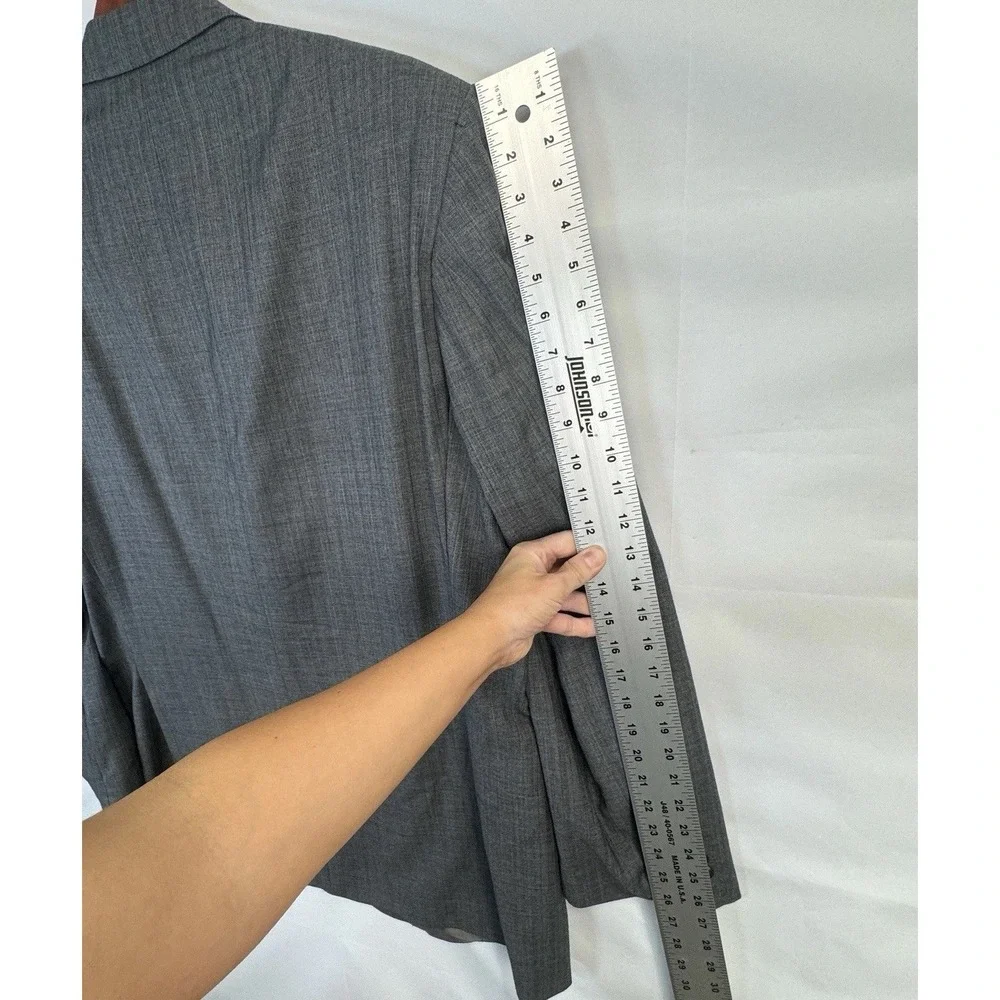 VTG 48L Lauren Ralph Lauren Wool Gray 2-Piece Suit Herringbone 40x28 Classic Fit - Picture 16 of 16